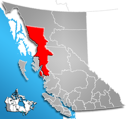 Distretto regionale di Kitimat-Stikine – Mappa