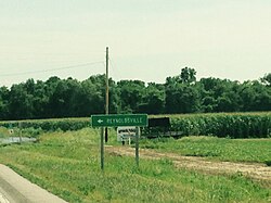 Illinois Route 3 roadsign