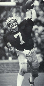 Rick Leach, who played quarterback for Michigan from 1975 through 1978. Rick Leach Michigan football 1975.png