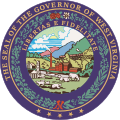 El sello del gobernador de Virginia Occidental