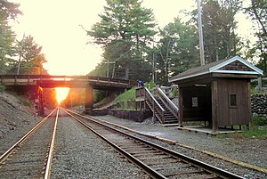 Silver Hill station at sunset, August 2015.JPG
