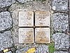 Stolperstein in Oberhausen für Familie Stehberg.4 Steine, Friedenstraße 47, 7. April 2011