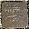 Stolperstein Rheurdt Rathausstraße 70 Amalie Kaufmann