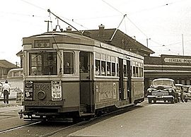 Sydney R class no 1923 at Sydenham, 20 November 1954..jpg