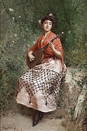 Pemain Banduria yang cantik, 1870