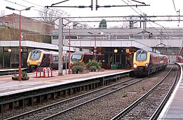 Three trains stopped at Coventry railway station - geograph.org.uk - 1597063.jpg