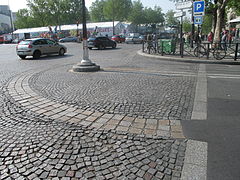 Sett pavement in Paris