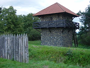 Limeswachturm in Pohlheim-Grüningen