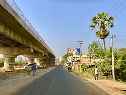 Vatluru Flyover Under Construction