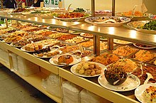 A vegetarian buffet restaurant in Taipei, Taiwan Vegie buffet.jpg