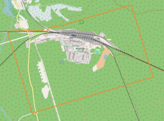 Mapa przebiegu linii kolejowej 975