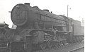 WD 2-10-0 90768 bij de remise van Motherwell (1958)