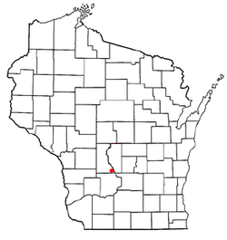 Location of Lyndon, Wisconsin
