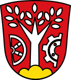 Wappen der Gemeinde Asbach-Bäumenheim