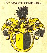 Blazonul prinților de Vartemberk (Warttenberg)