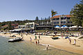 The restaurant's location overlooking Watsons Bay Beach