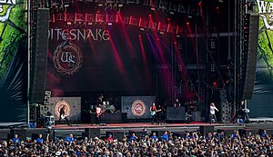 Whitesnake performing at Wacken Open Air 2016