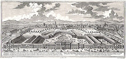 Hofstallungen, Wenen, Oostenrijk (1720; tegenwoordig het MuseumsQuartier)