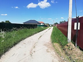 Улица в деревне Солодовка