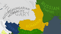 Spațiul Carpato-Danubiano-Pontic în 1881 AD, după încoronarea lui Carol I ca primul rege al României.