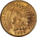 Indianerkopf-Cent, 1909