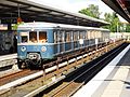 Traditionszug ET 471 der S-Bahn im Bahnhof Barmbek