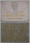 Bertha von Suttner – Gedenktafel