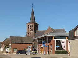 Street view with church