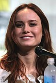 Photo of Brie Larson at the San Diego Comic-Con in 2016.