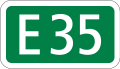4.56 Plaque numérotée pour routes européennes