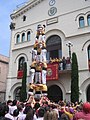 5月祭りで行われるカタルーニャ独特の人間の塔