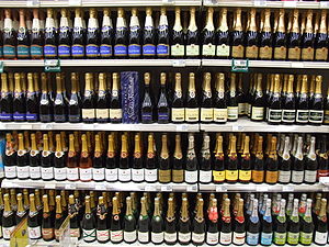 Grower Champagne account for a small percentag...
