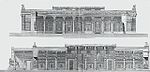 De hundra pelarnas sal rekonstruerad av Charles Chipiez (1884)
