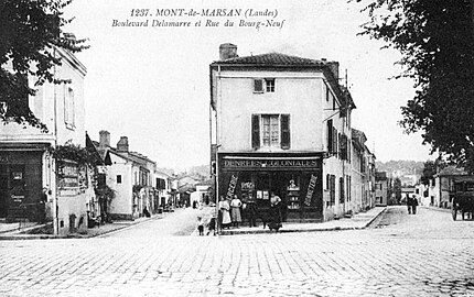 Commerce de denrées coloniales (actuellement 8 avenue Maréchal-Foch à Mont-de-Marsan)