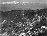 Darjeeling, 1912 med utsikt över Kanchenjunga.