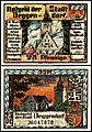 25 Pfennig Notgeldschein von Deggendorf, Entwurf von Augustin Pacher (1920)