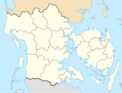 Ærøskøbing ubicada en Dinamarca Meridional