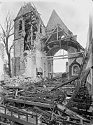 Ruines de l'église après la Guerre (Intérieur)
