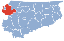 Poloha powiatu Powiat elbląski vo Varmsko-mazurskom vojvodstve (klikacia mapa)