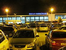 The Ercan International Airport serves as the main port of entry into Northern Cyprus. Ercan Airport North Cyprus 005.JPG