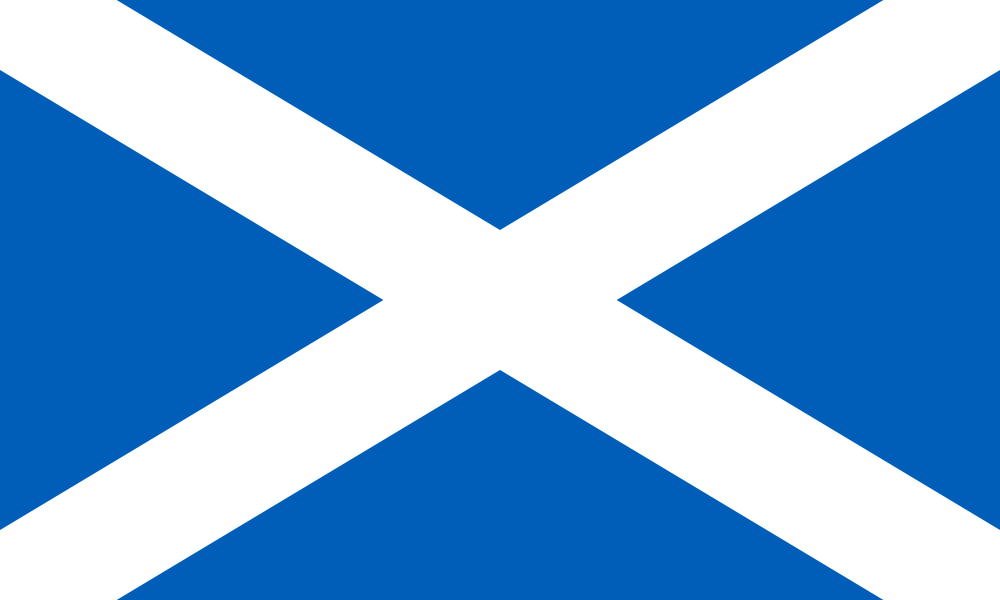 St. Andrew's Cross, The Scottish Flag