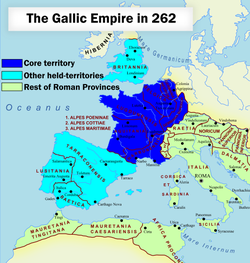 Galya (Roma) İmparatorluğu Haritası