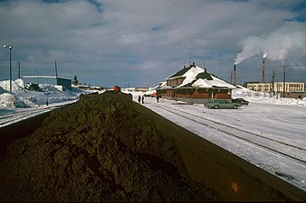 Gare du CN à Rouyn (1979)