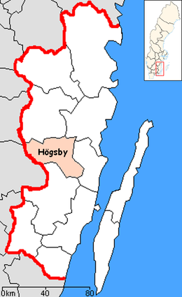 Högsby - Localizazion