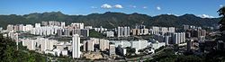 Skyline of Shatin New Town