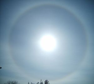 Halo autour du soleil