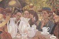 Hier können Familien Kaffee kochen, 1895