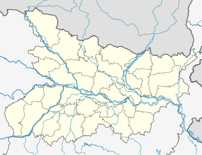 Mapa de localización de Bihar