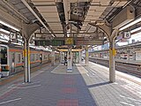 在來線7・8號月台（2022年11月）