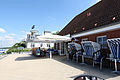 letztes Restaurant der Srandpromenade, am Hafen